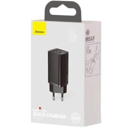 Сетевое зарядное устройство Baseus 65W USB-A USB-C CCGAN2L-B01, Black — фото 6
