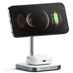 Беспроводное зарядное устройство Satechi 7.5W ST-WMCS2M Space Grey, Space gray — фото 2
