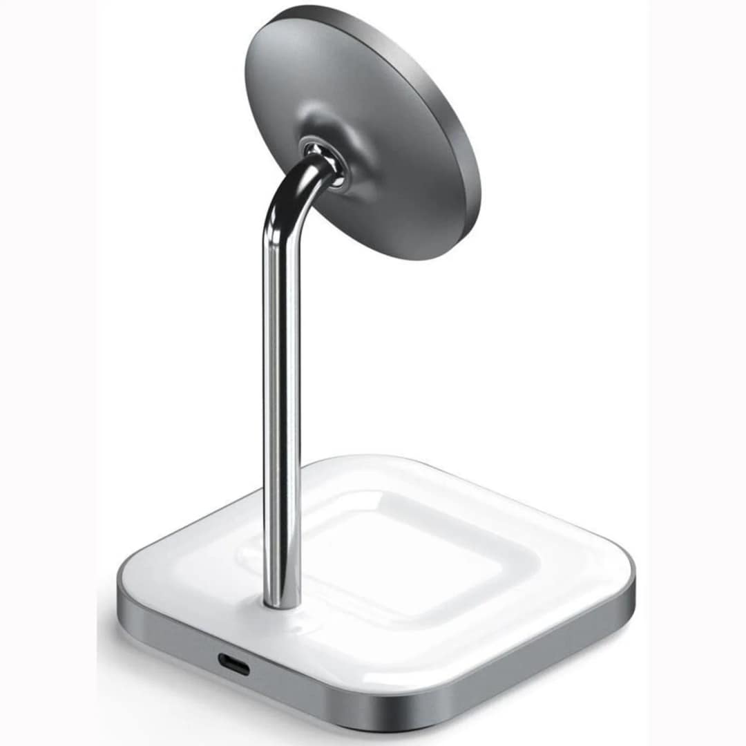 Беспроводное зарядное устройство Satechi 7.5W ST-WMCS2M Space Grey, Space gray — фото 3
