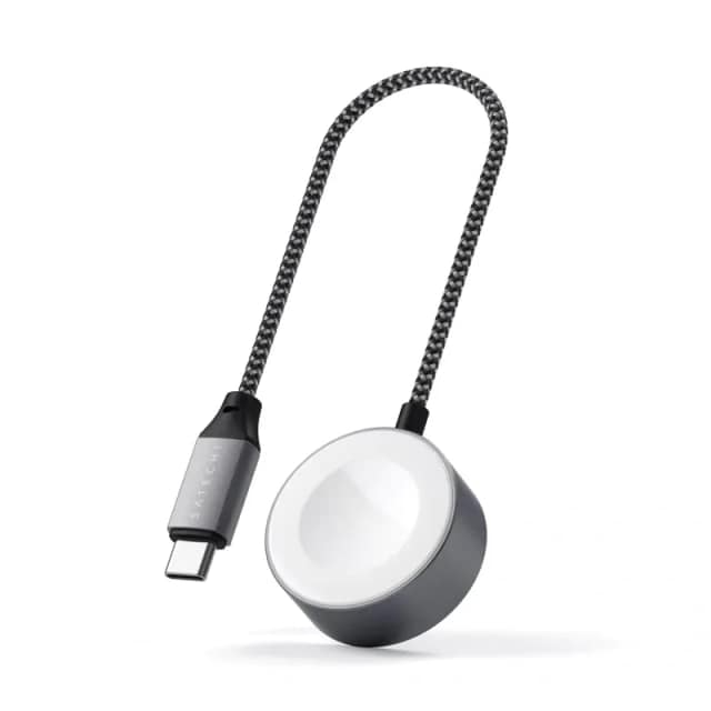 Беспроводное зарядное устройство Satechi USB-C Apple Watch ST-TCAW7CM, Gray