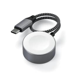 Беспроводное зарядное устройство Satechi USB-C Apple Watch ST-TCAW7CM, Gray — фото 4