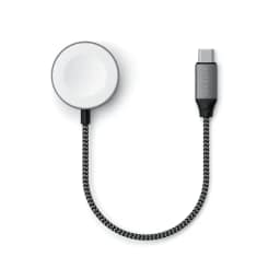 Беспроводное зарядное устройство Satechi USB-C Apple Watch ST-TCAW7CM, Gray — фото 5