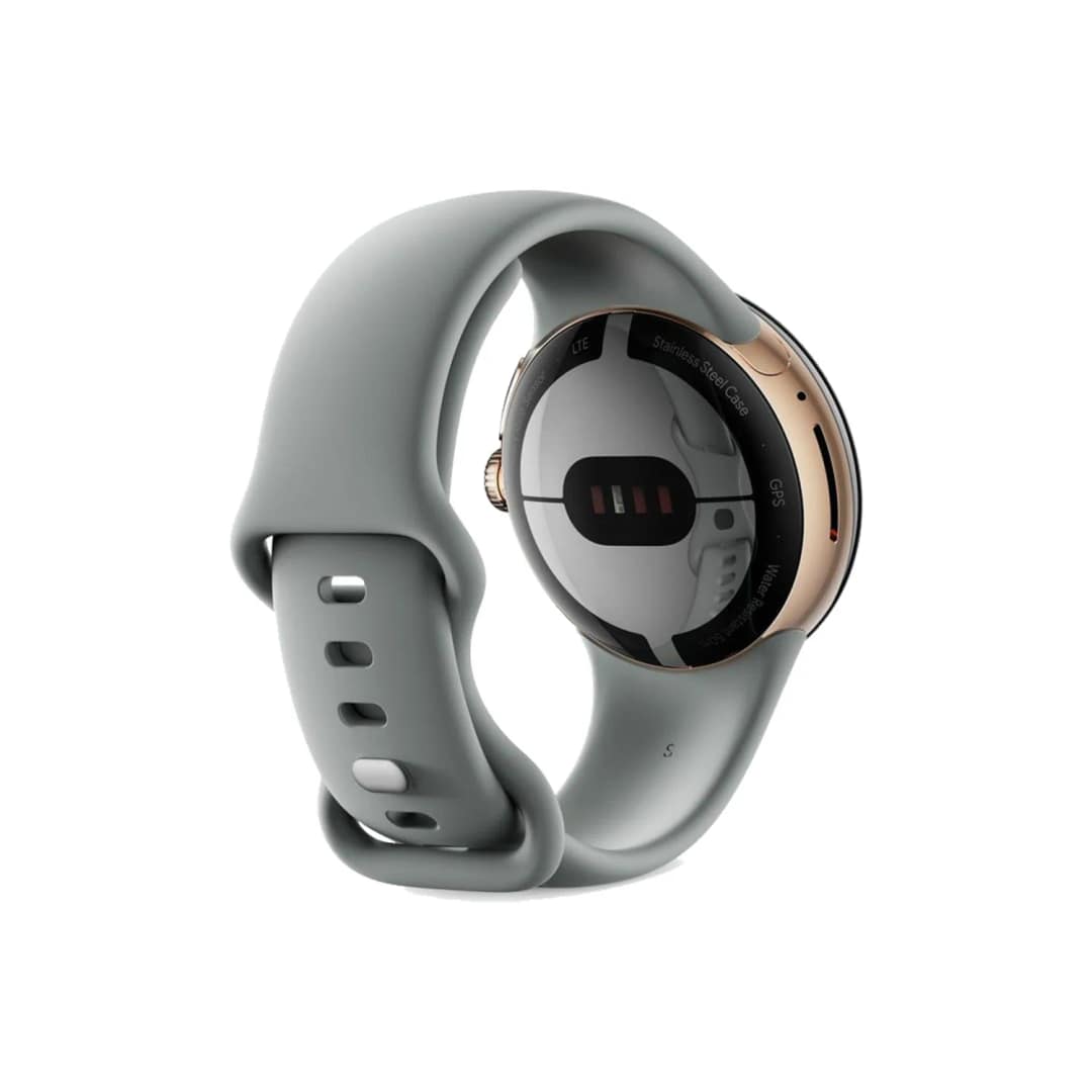 Смарт-часы Google Pixel Watch Champagne Gold case Hazel Active band, Olive — фото 2