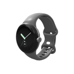 Смарт-часы Google Pixel Watch Polished Silver case Charcoal Active band, Grey — фото 4