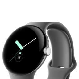 Смарт-часы Google Pixel Watch Polished Silver case Charcoal Active band, Grey — фото 5