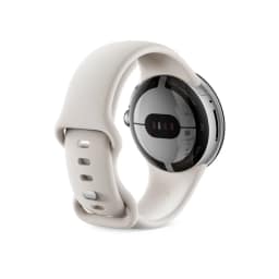 Смарт-часы Google Pixel Watch LTE Polished Silver case Chalk Active band, White — фото 3