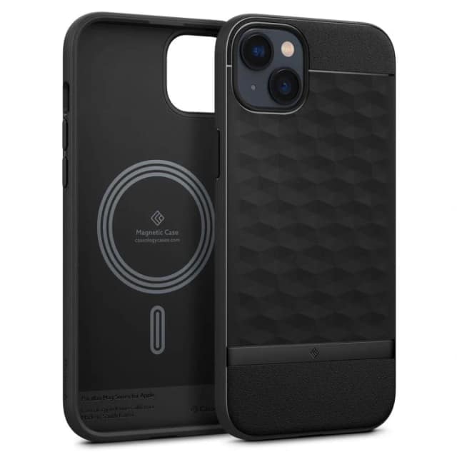 Чехол Spigen Caseology Parallax Mag для iPhone 14 Matte, Black