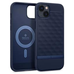 Чехол Spigen Caseology Parallax Mag для iPhone 14, Midnight Blue — фото 1