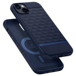 Чехол Spigen Caseology Parallax Mag для iPhone 14, Midnight Blue — фото 7