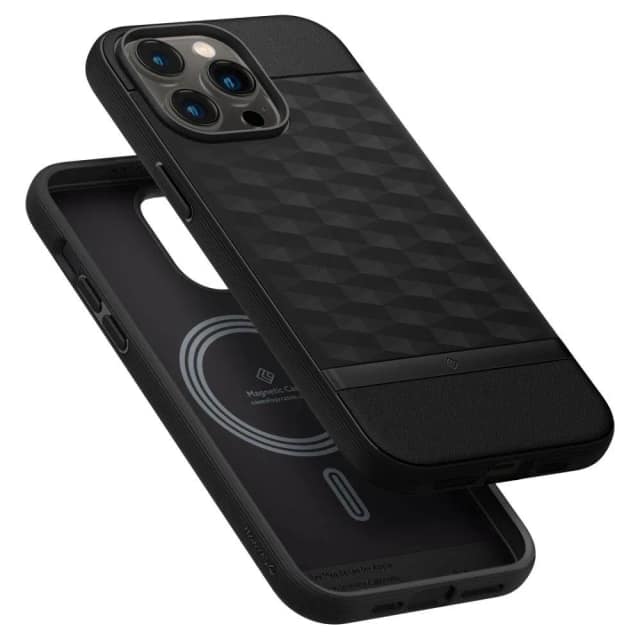 Чехол Spigen Caseology Parallax Mag Magsafe для iPhone 14 Pro Max Matte, Black
