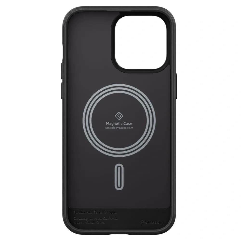 Чехол Spigen Caseology Parallax Mag Magsafe для iPhone 14 Pro Max Matte, Black — фото 5