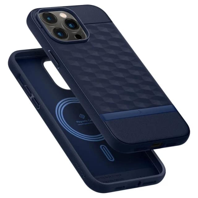 Чехол Spigen Caseology Parallax Mag Magsafe для iPhone 14 Pro Max, Midnight Blue