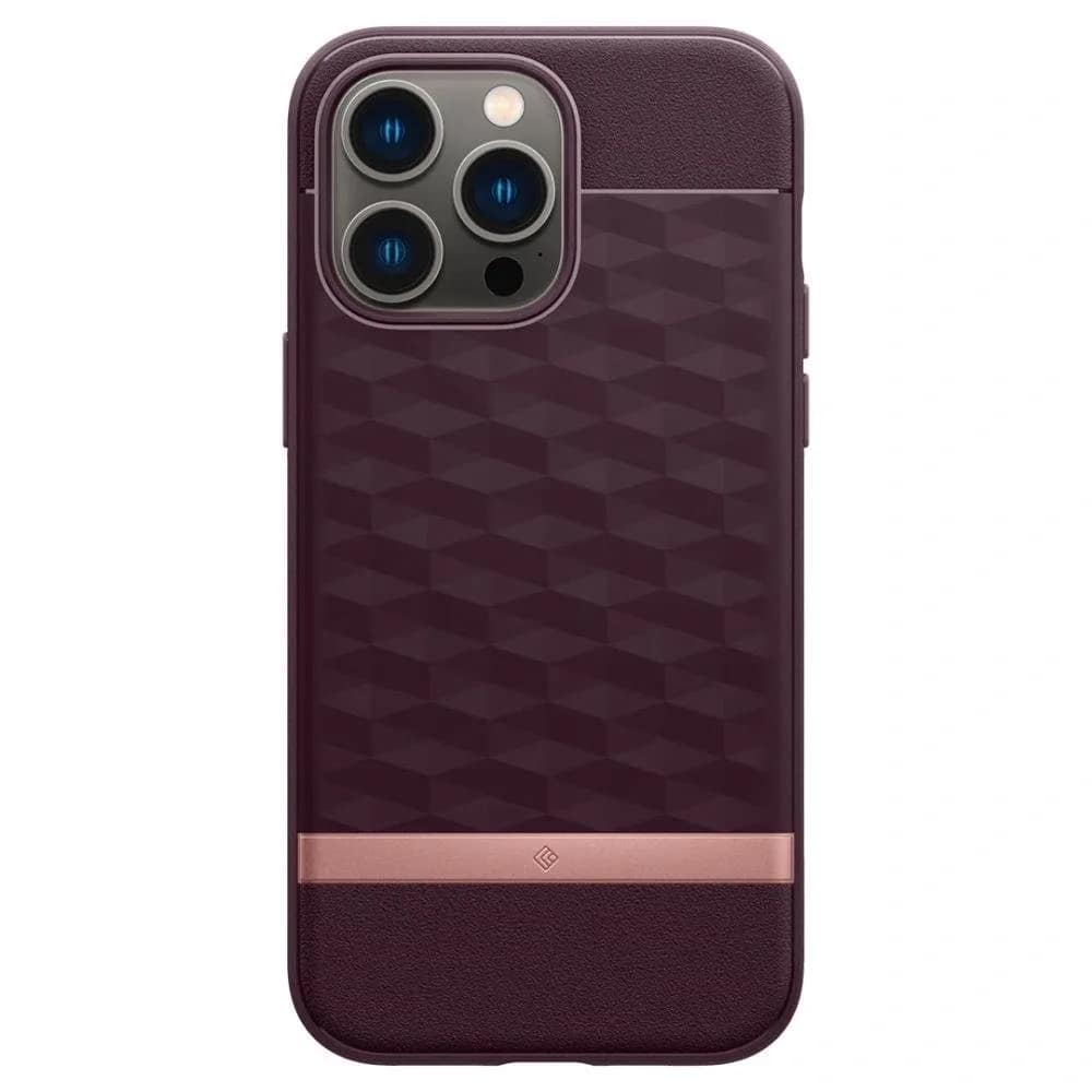 Чехол Spigen Caseology Parallax Mag Magsafe для iPhone 14 Pro Max, Burgundy — фото 7