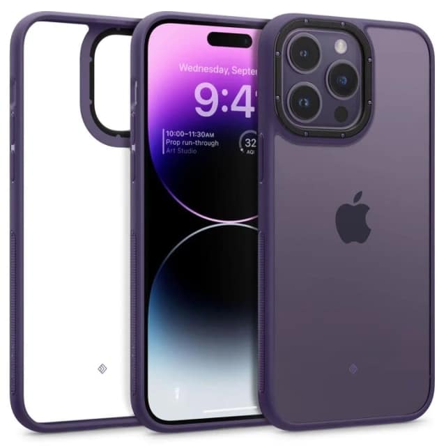 Чехол Spigen Caseology Skyfall для iPhone 14 Pro, Purple