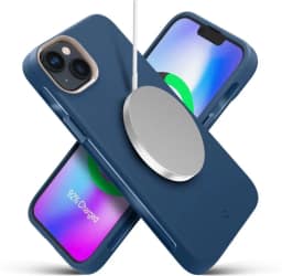 Чехол Spigen Cyrill UltraColor MagSafe для iPhone 14 Plus Coast, Midnight Blue — фото 4
