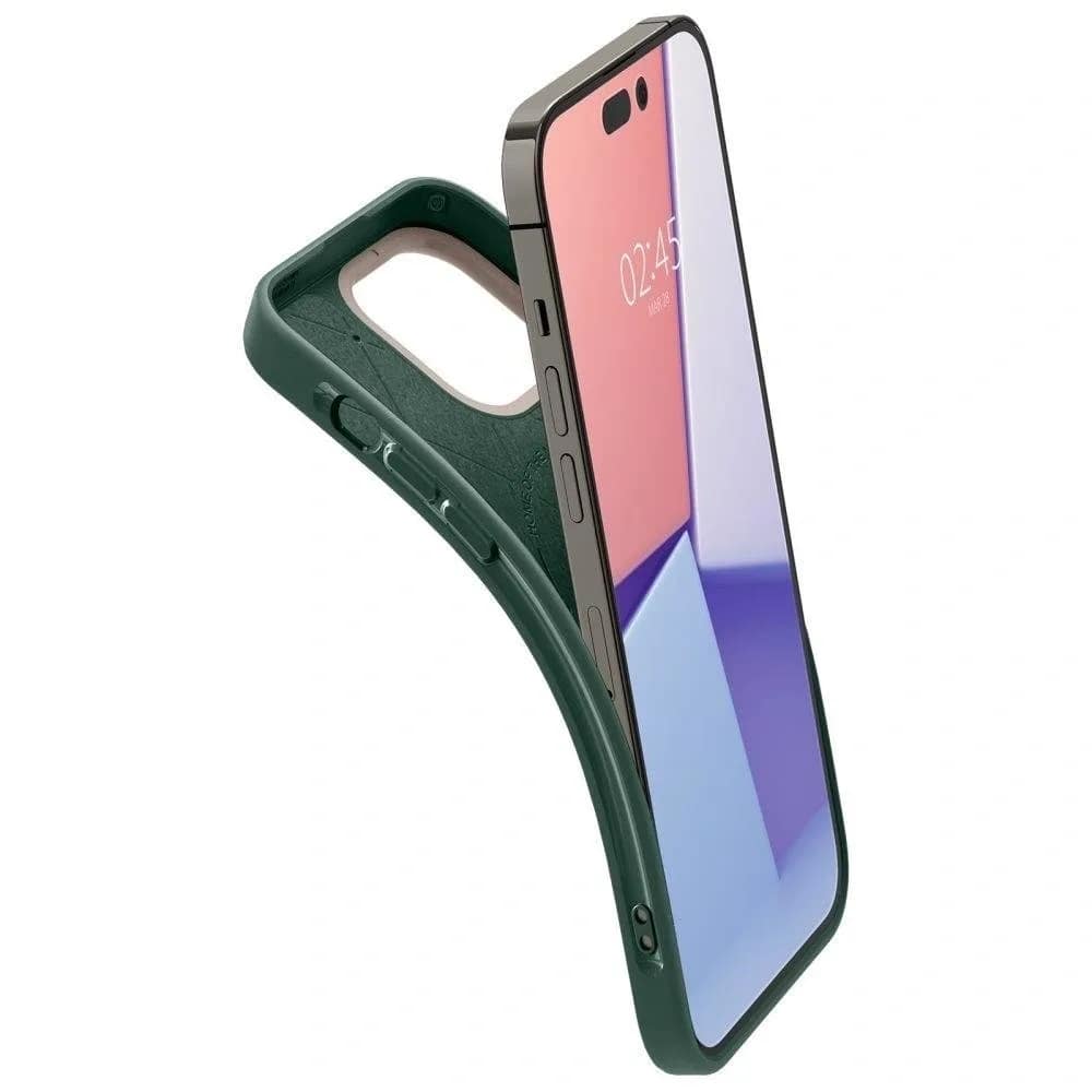 Чехол Spigen Cyrill UltraColor MagSafe для iPhone 14 Pro Max Kale, Midnight Green — фото 4