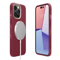Чехол Spigen Cyrill UltraColor MagSafe для iPhone 14 Pro Sangria, Red — фото 5