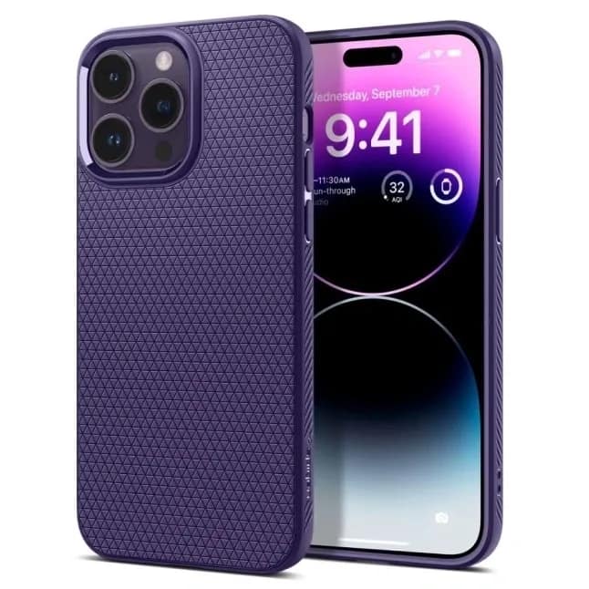 Чехол Spigen Liquid Air для iPhone 14 Pro, Violet — фото 3