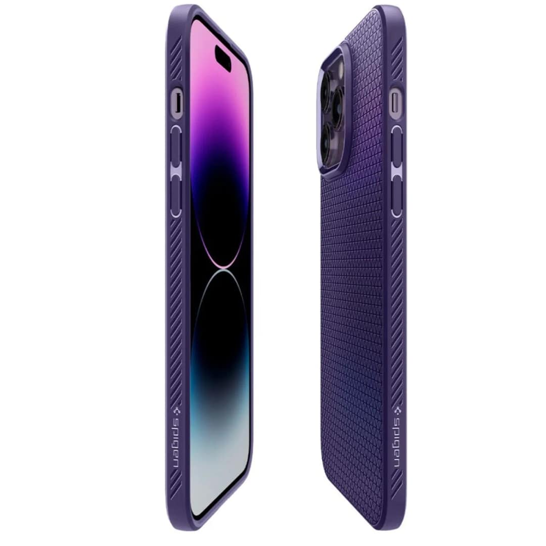 Чехол Spigen Liquid Air для iPhone 14 Pro Max, Violet — фото 4