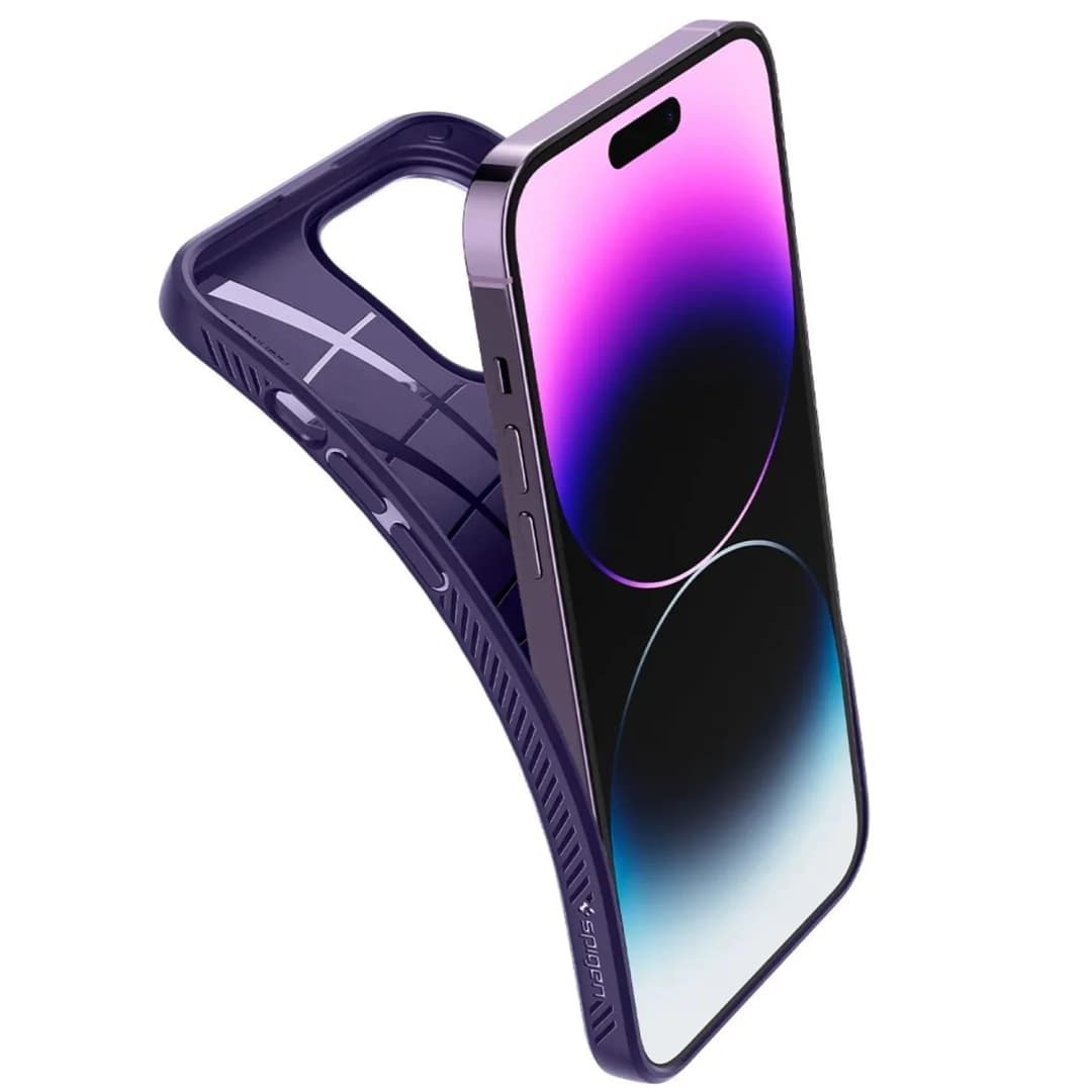 Чехол Spigen Liquid Air для iPhone 14 Pro Max, Violet — фото 5