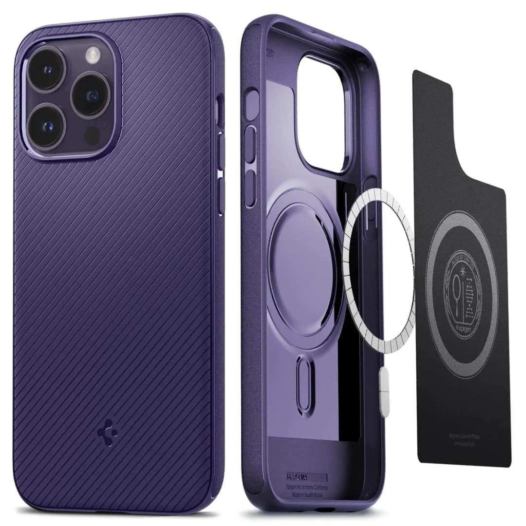 Чехол Spigen Mag Armor для iPhone 14 Pro, Violet — фото 9