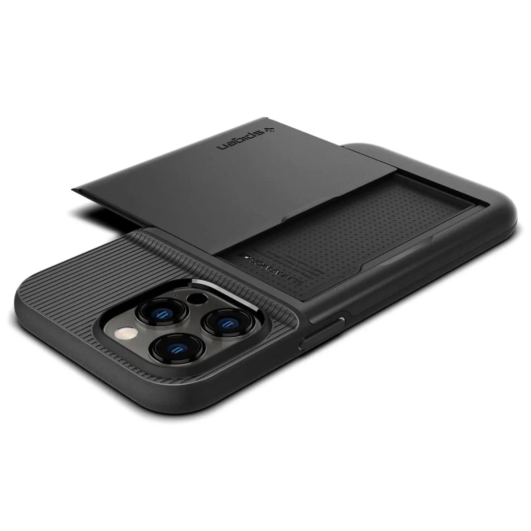 Чехол Spigen Slim Armor CS для iPhone 14 Pro, Black — фото 2