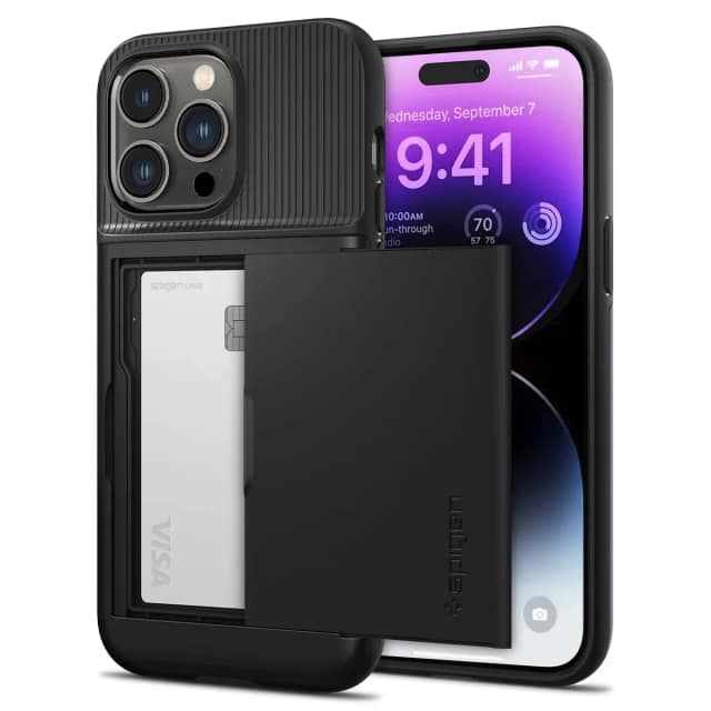 Чехол Spigen Slim Armor CS для iPhone 14 Pro Max, Black
