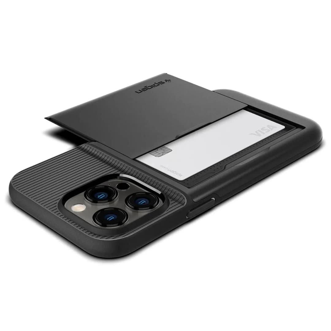 Чехол Spigen Slim Armor CS для iPhone 14 Pro Max, Black — фото 3