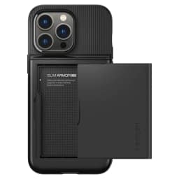 Чехол Spigen Slim Armor CS для iPhone 14 Pro Max, Black — фото 9