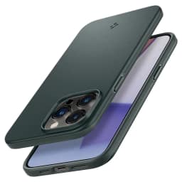 Чехол Spigen Thin Fit для iPhone 14 Pro Abyss Green, Midnight Green — фото 2