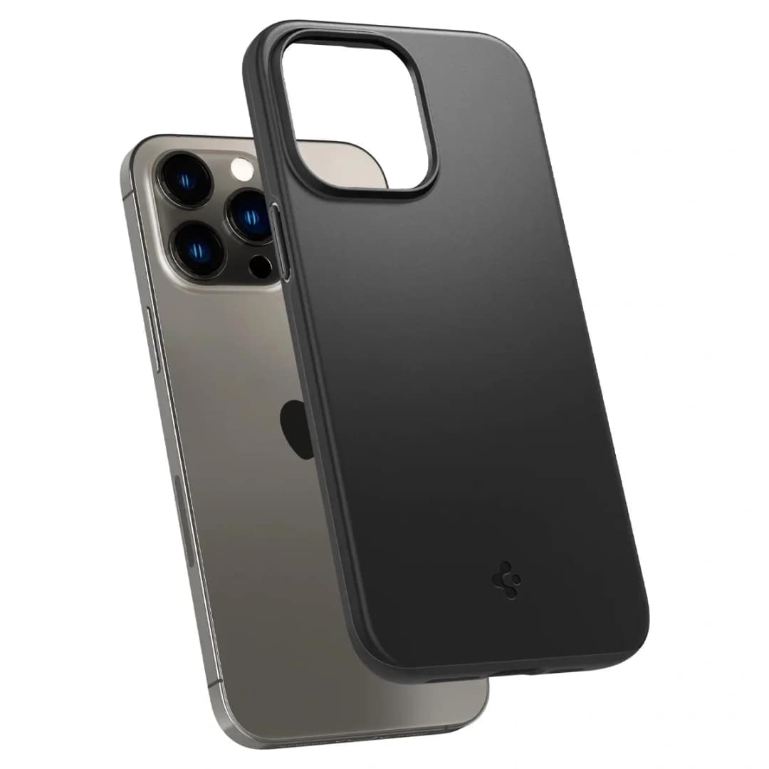 Чехол Spigen Thin Fit для iPhone 14 Pro, Black — фото 8