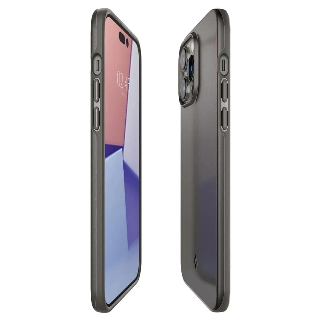 Чехол Spigen Thin Fit для iPhone 14 Pro Gunmetal, Gray — фото 3