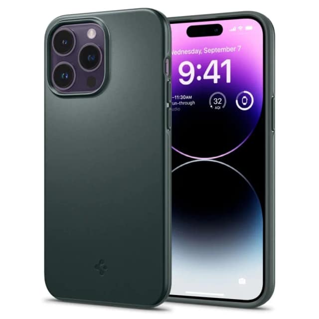 Чехол Spigen Thin Fit для iPhone 14 Pro Max Abyss Green, Midnight Green