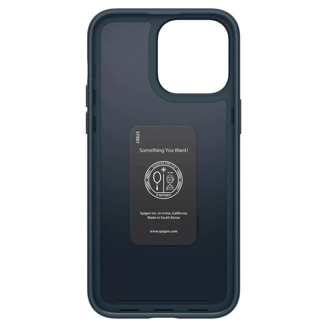 Чехол Spigen Thin Fit для iPhone 14 Pro Max Metal Slate, Midnight Blue — фото 5