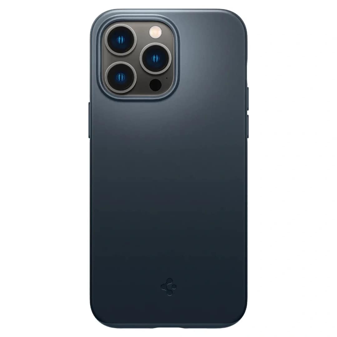 Чехол Spigen Thin Fit для iPhone 14 Pro Max Metal Slate, Midnight Blue — фото 8