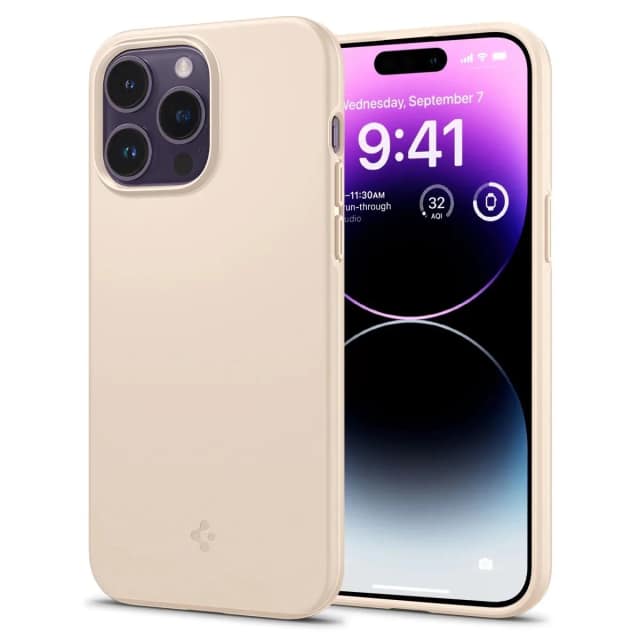 Чехол Spigen Thin Fit для iPhone 14 Pro Max Sand, Beige