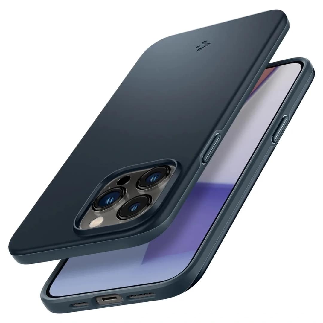 Чехол Spigen Thin Fit для iPhone 14 Pro Metal Slate, Midnight Blue — фото 2