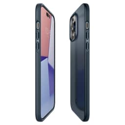 Чехол Spigen Thin Fit для iPhone 14 Pro Metal Slate, Midnight Blue — фото 5
