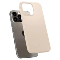 Чехол Spigen Thin Fit для iPhone 14 Pro Sand, Beige — фото 8