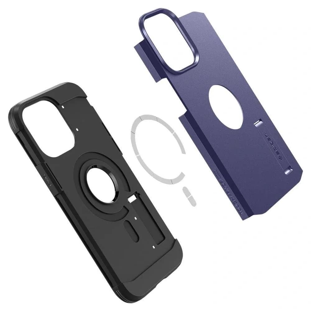 Чехол Spigen Tough Armor MagFit для iPhone 14 Pro Max, Purple — фото 12