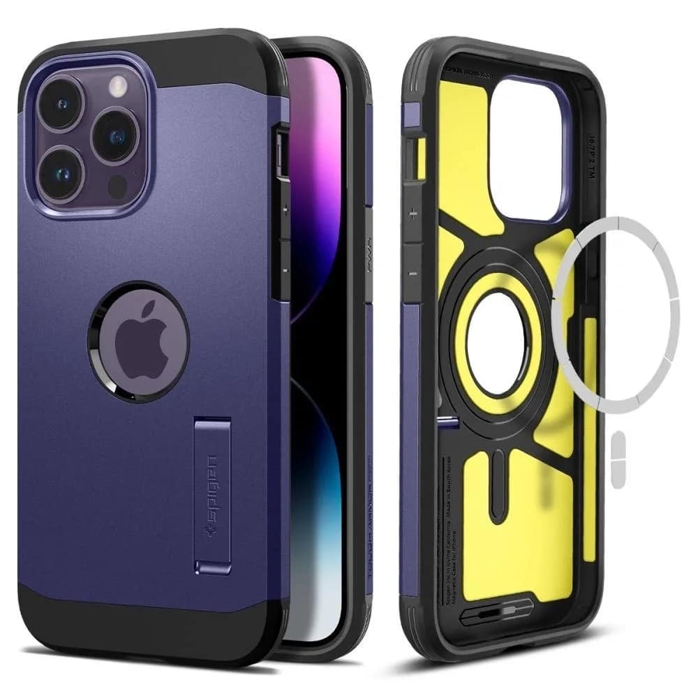 Чехол Spigen Tough Armor MagFit для iPhone 14 Pro Max, Purple — фото 9