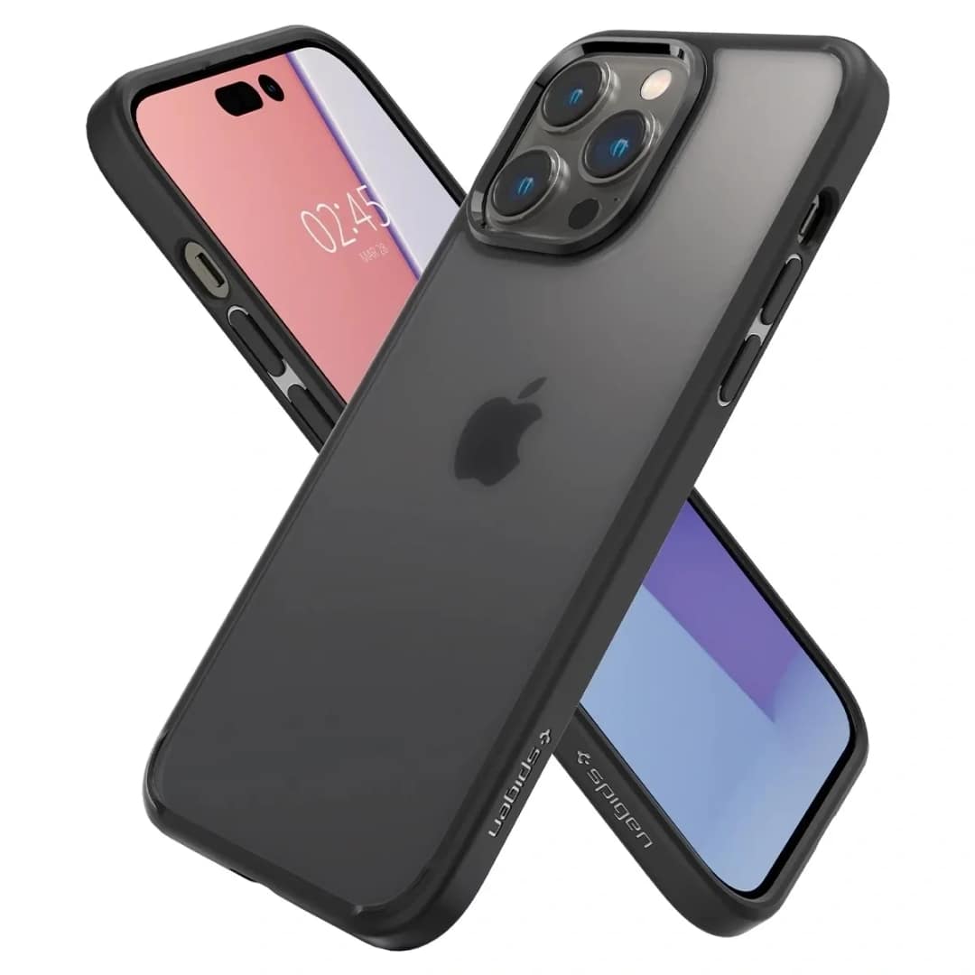 Чехол Spigen Ultra Hybrid для iPhone 14 Pro Matte, Black — фото 2