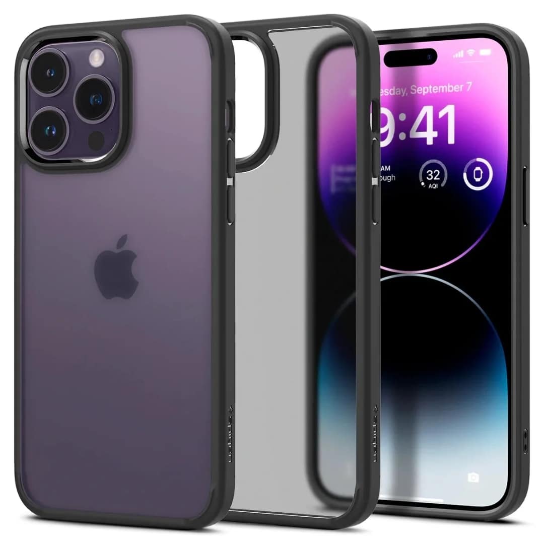 Чехол Spigen Ultra Hybrid для iPhone 14 Pro Max, Black — фото 7