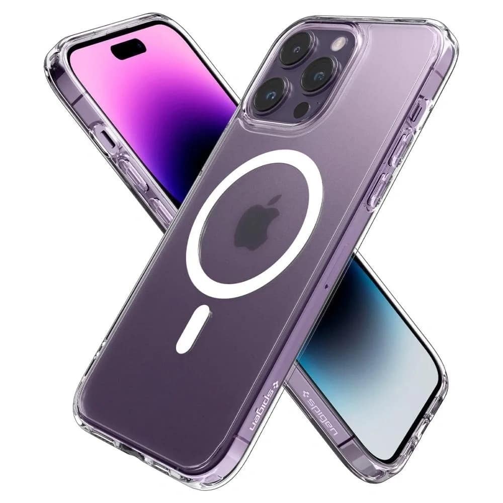 Чехол Spigen Ultra Hybrid Mag Magsafe для iPhone 14 Pro Frost Clear, Прозрачный — фото 3