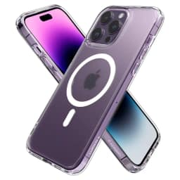 Чехол Spigen Ultra Hybrid Mag Magsafe для iPhone 14 Pro Max Frost Clear, Прозрачный — фото 3