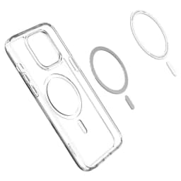Чехол Spigen Ultra Hybrid Mag Magsafe для iPhone 14 Pro Max Frost Clear, Прозрачный — фото 4