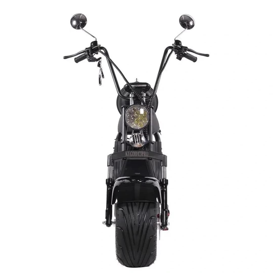 Электроскутер Kugoo C3 Pro, Black — фото 2