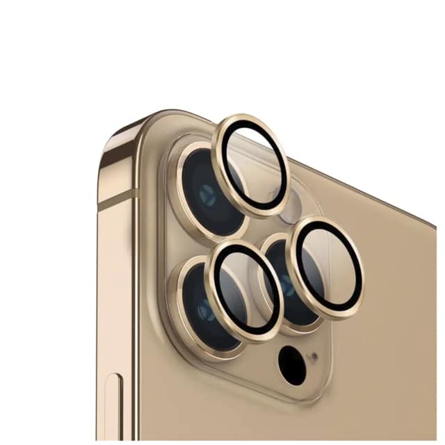 Защита объектива камеры Uniq Optix iPhone 14 Pro Max, Gold