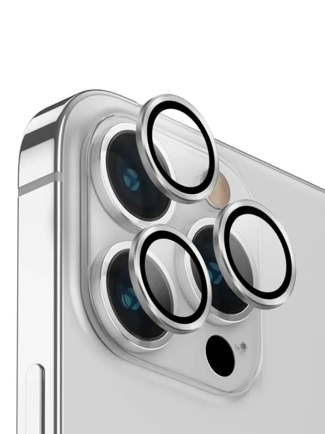Защита объектива камеры Uniq Optix iPhone 14 Pro Max, Silver