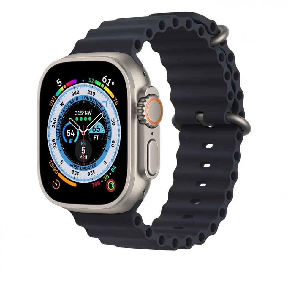Ремешок Apple Watch Ultra 49mm Midnight Ocean Band, Black — фото 4